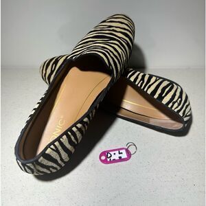 Vionic Slip On Preppy Comfort Loafer Shoes Size 10 Tiger Stripe Leather Loafers